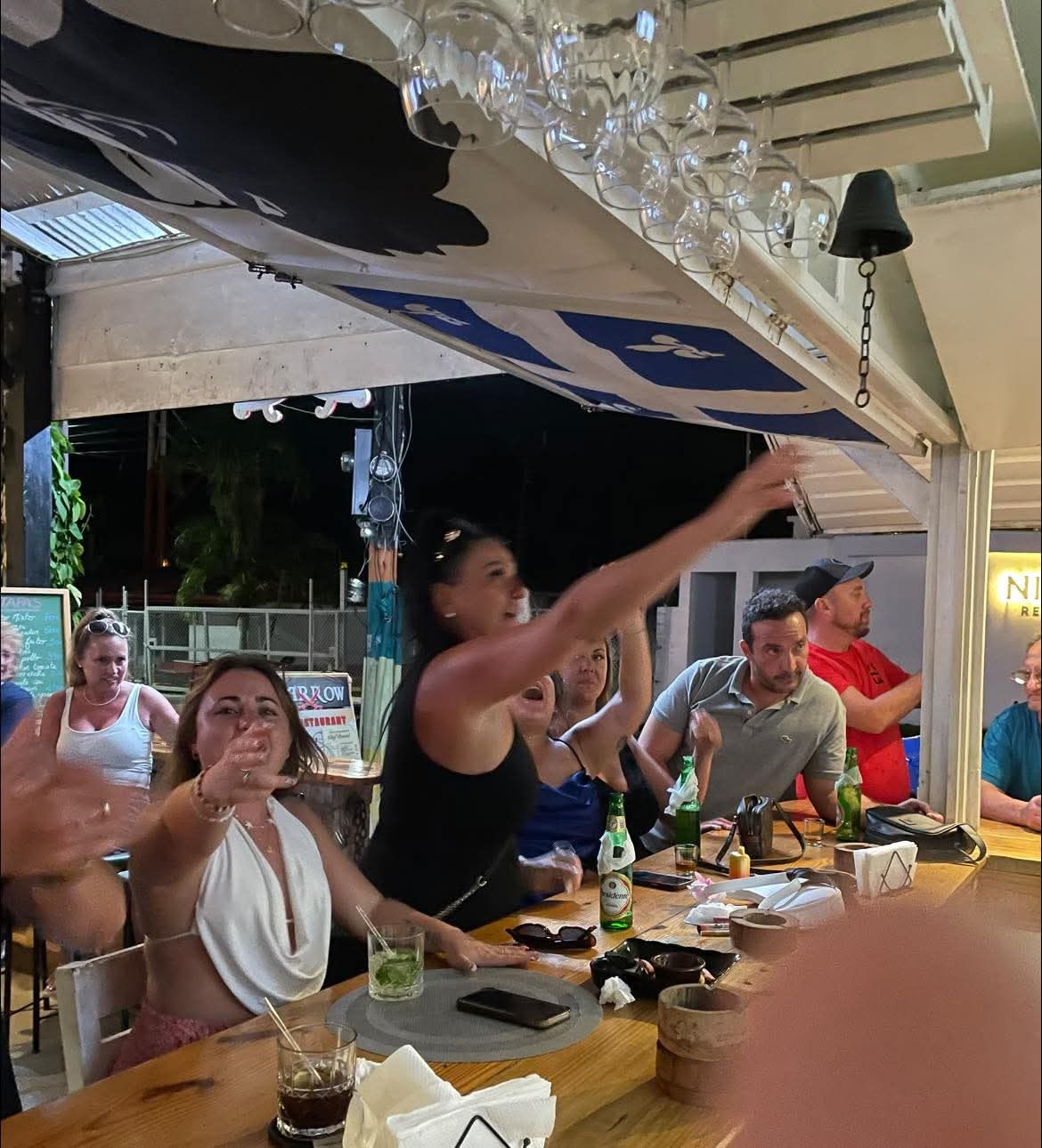 A lively night at Sparrow's bar